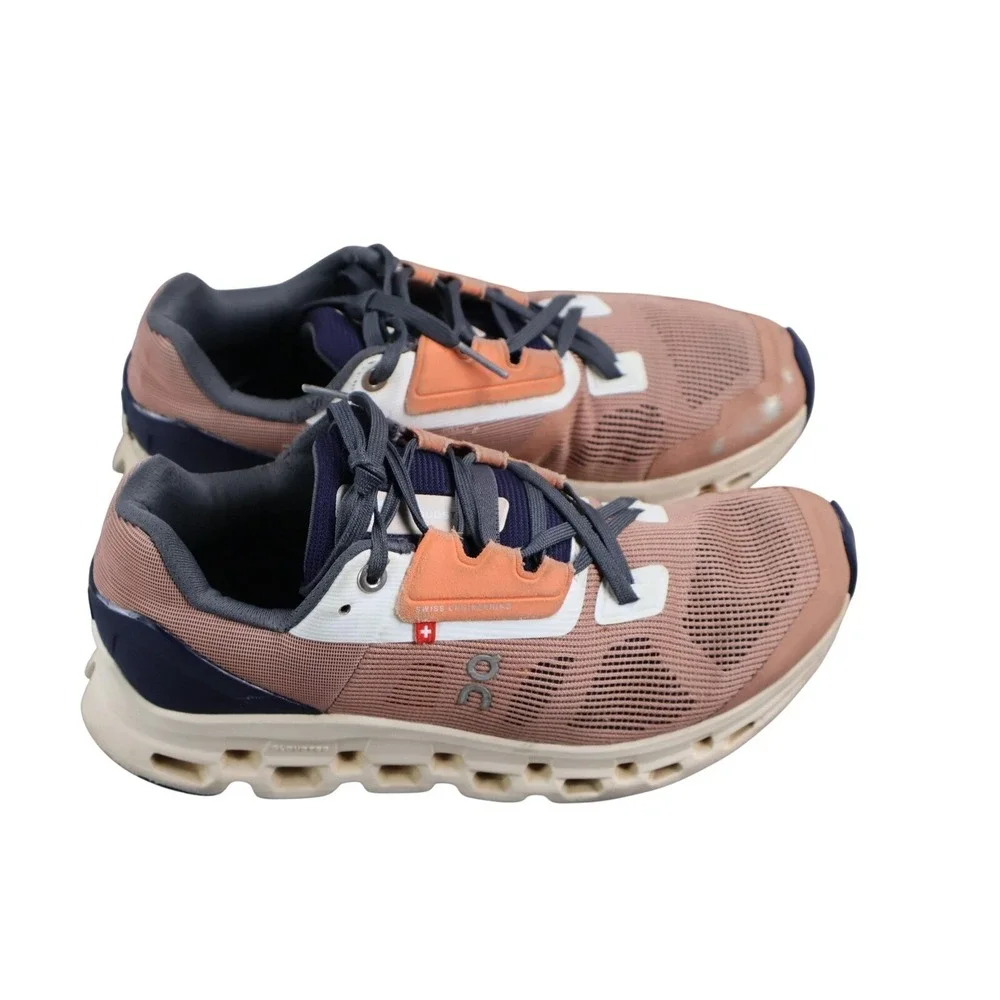 On Cloud Shoes Womens Size 7 Pink‎ CloudTec Running Sneakers Cushioned Padded